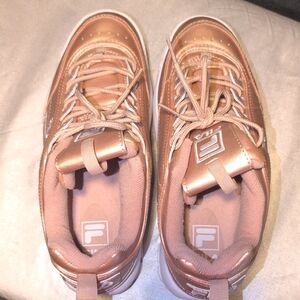 Fila Women's Athletic Shoes - Metallic Rose Gold